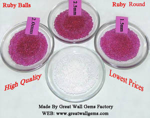 Wholesale round balls: Ruby Ball, Ruby Round, Corundum Ball, Corundum Round, Cubic Zirconia,CZ