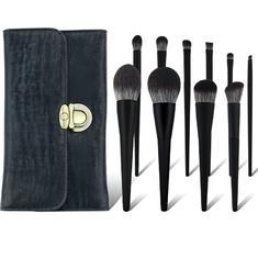 Wholesale brush set: 10pcs Premium Cosmetic Makeup Brush Set Cruelty Free Microcrystalline Hair Rubber Oil Processing