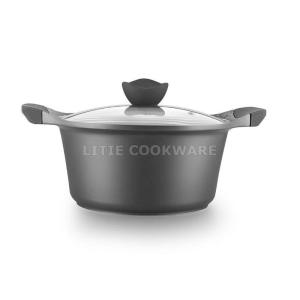 Wholesale non stick sauce pot: Non Stick Die Cast Marble Coating Aluminum Casserole      Wholesale Aluminum Casserole