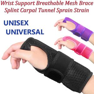 Wholesale dry tendons: LTG PRO Wrist Support Mesh Splint Brace Carpal Tunnel Strain Sprain Pink Purple