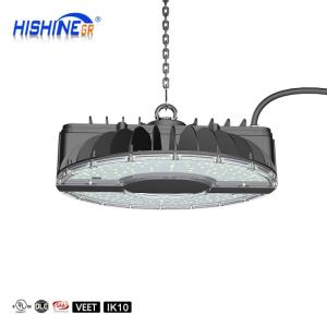 Wholesale ul light: Hishine H3 Industrial Commercial Lighting Indoor Workshop LED High Bay Light Factory UFO Light