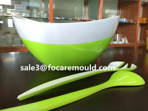 Wholesale cap mould maker: Colored Spoon Mould | Two Color Fork Mould
