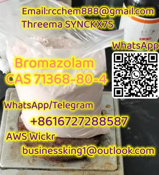 Bromazolam Powder CAS 71368804 Whatsapp +8616727288587(id11782321