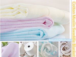 Wholesale printed blanket: Hot Sales 100 Cotton Muslin Printed Baby Blankets Swaddle Baby Blankets