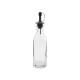 170ml 250ml 500ml Transparent Square Shape Olive Oil Glass Bottle with Cap