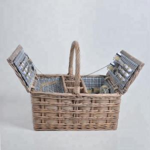 Wholesale Sports & Leisure Bags: Large Wicker Picnic Basket / Large Basket with Handle / Basket with Lid / Handmade Wicker Suitcase/
