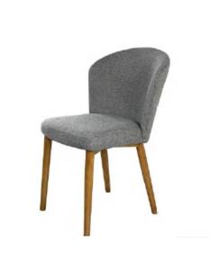 Wholesale dining chair: Fabric Rubber Square Wood Timer Base Dining Chair