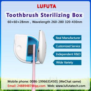 Wholesale uv toothbrush sterilizer: Lufuta Toothbrush Sterilizing Box UV Toothbrush Sterizilier UVC LED Sterilizer Mini Sterilizer