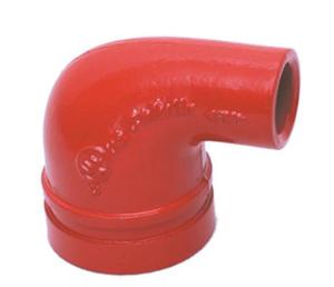 Wholesale reducing elbow: Stock Available Fire Fighting Ductile Iron Pipe Fitting Grooved 90 Degree Reducing Elbow Threaded