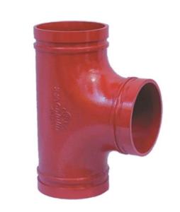 Wholesale equal tee: Wholesale Direct Sales Ductile Iron Grooved Pipe Fittings Grooved Threaded Equal Long Radius Tee