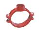 Fire Fighting System FM UL Approved Grooved Pipe Fitting Ductile Iron Mechanical Tee Coupling