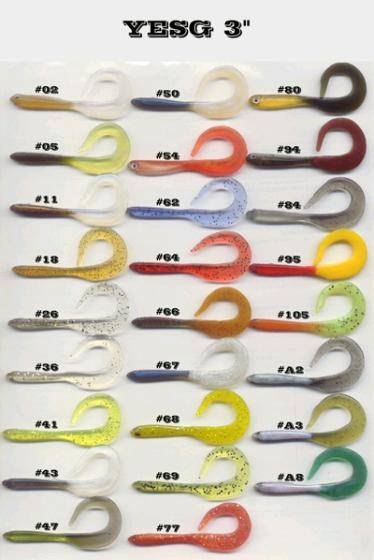 plastic fishing lures