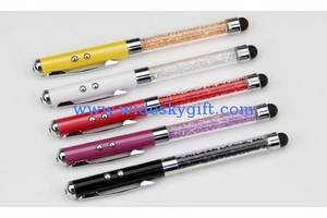 Wholesale metal pen: Fancy Metal Ball Pen,Fancy Laser Pen with Touch Tip,Metal Laser Pen