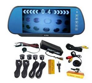 Wholesale car park barriers: Rearview Mirror with Monitors Video Parking Sensor System