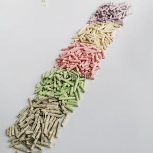 Wholesale biodegradable labels: Cylinder Natural Tofu Clumping Cat Litter