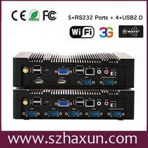 Wholesale embedded mini pc: Intel Atom D2550 Fanless Computing , Mini Computer with RS422,HDMI, WINDOWS7 Embedded Computing