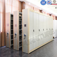 Steel Trackless Free Shuttle Moving File Shelves Mass Cabinet