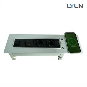 Wholesale silver brush aluminium: Conference Table Socket