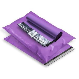 Wholesale mail bag: Low MOQ Purple 10x13 LDPE Poly Packaging Bag for Shipping Tear Proof