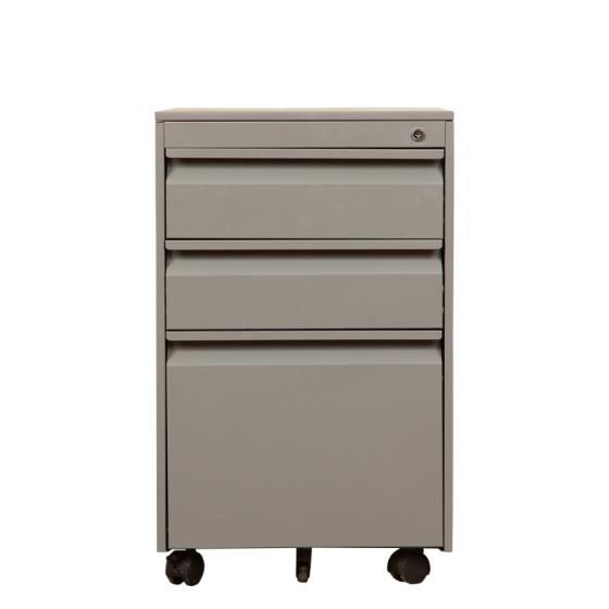 3 Drawer Steel Filing Cabinet Mobile Pedestal File Cabinet Under