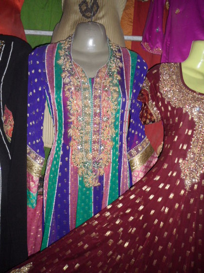 panel frock design