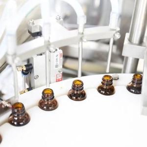 Wholesale f: 4 Nozzles Pharmaceutical Filling Machine Glass Dropper Bottle Filling Capping Machine