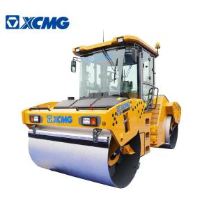 Wholesale airport display system: XCMG Factory 12 Ton Double Drum Road Vibratory Tandem Asphalt Diesel Compactor XD123