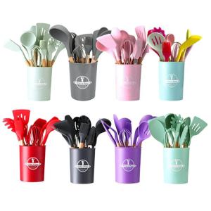 Wholesale wooden spoon for cooking: 12 PCS Kitchen Utensil Set Kitchen Accessorries