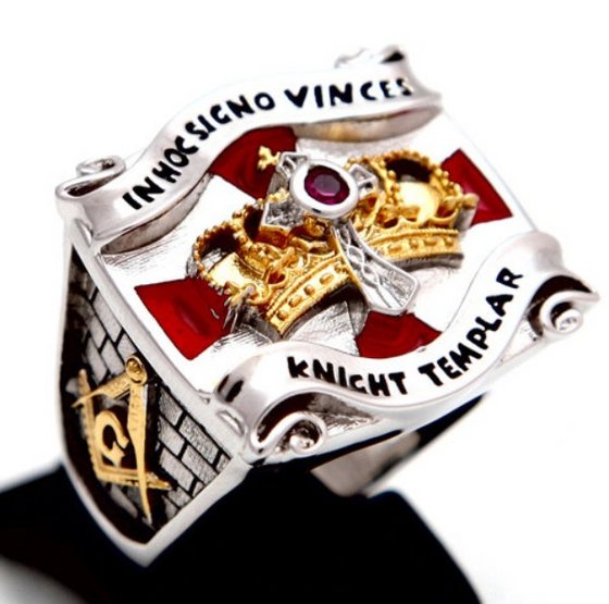 High Quality Knight Templar Masonic Ring Signet Real Rings(id:9354105 ...
