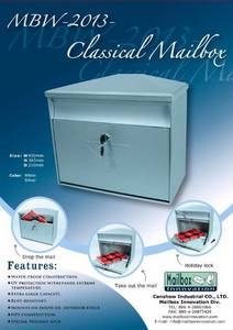 Wholesale wall fence: MBW-2013-Classical Mailbox,Mailbox,Fence and Wall Mailboxes