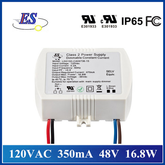 700mA Dimmable Constant Current 16.8W DC LED Driver UL Approved
