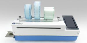 Wholesale multi color printer: Double-Line Printing Sealing Machine with Automatic Cutting Machine MY100-K2T