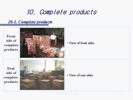 Electrical Copper facilities/ Copper blocks (jackets) for steel mills/works furnaces cooling systems