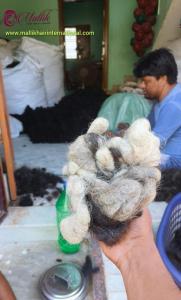 Wholesale bundle hair: White Human Hair