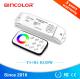 Sell T4+R4 RF touch remote control 4ch led rgbw controller 12v 24v
