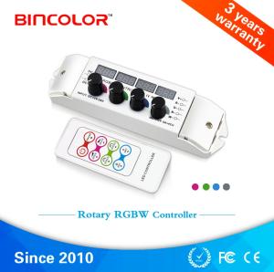 Wholesale led strip rf controller: BC-354 LED Display Rotary RGBW Controller