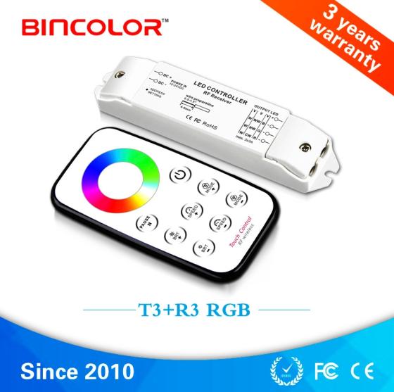 T3 R3 Mini LED Rgb Touch Control Remote Control