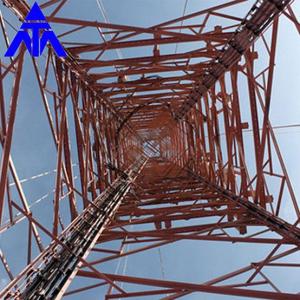 Wholesale lattice transmission tower: Communication Tower Angle Steel Lattice Tower