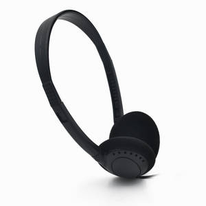 Wholesale earphone headphone: Black Headband Airlines Earphones/Airlines Headphone