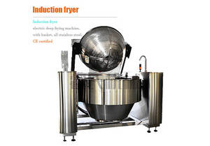 Wholesale automatic fryer: Induction Fryer, Electric Deep Frying Machine, with Basket, All Stainless Steel, CE Certified