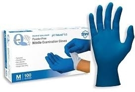Wholesale sterilized: Non-Sterile Medical Nitrile Disposable Gloves