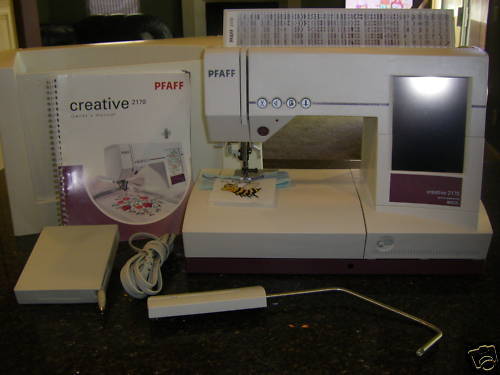 Pfaff 7570 Sewing &amp; Embroidery Machine + 39 Cards &amp; More products