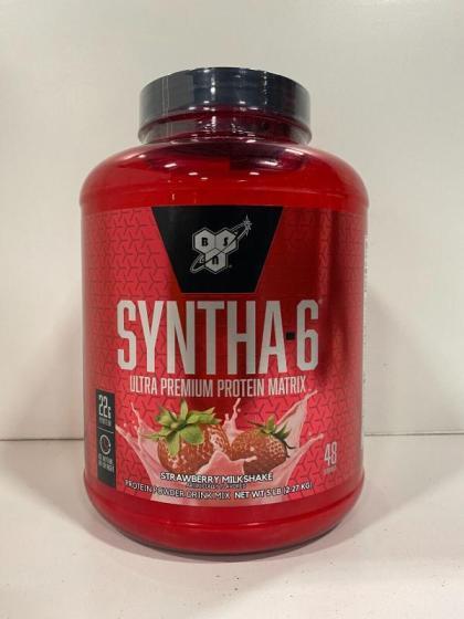 BSN SYNTHA-6 Protein Powder Strawberry Milkshake 5LB 48 Servings(id ...