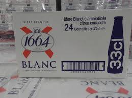 Wholesale bottle: Kronenbourg 1664 Blanc Beer in Blue 25cl and 33cl Bottles and 500cl Cans