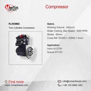 Wholesale compressors: Knorr Truck Air Compressor KZ433/1,KZ642/1 for Volvo 8112781, Scania 571181