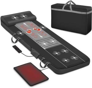 Wholesale christmas gift: Full Body Massage Mat, Shiatsu Back Massager with Heat & 10 Motors Vibrating Massage Mattress
