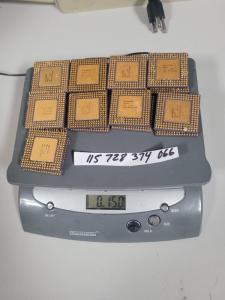 Wholesale black chip board: CPU Ceramic Processor Scrap with Gold Pins