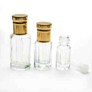 Wholesale metal cap: Luxury Refillable Arabic Oil Perfume Bottles 3 6 12ml Botol Parfum Perfume Oil Bottles Dubai Oil Per