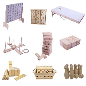 Wholesale game: Unfinished Wood Game