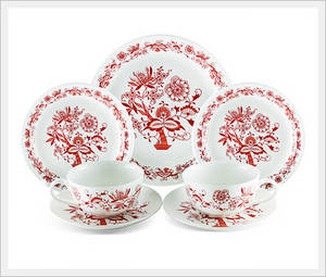 Zwiebelmuster RED Dinner Set 7P of A Teacup